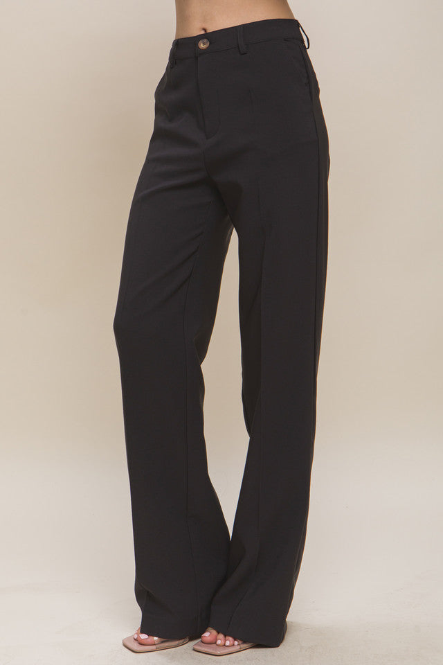 Formal Straight Leg Blazer Pants